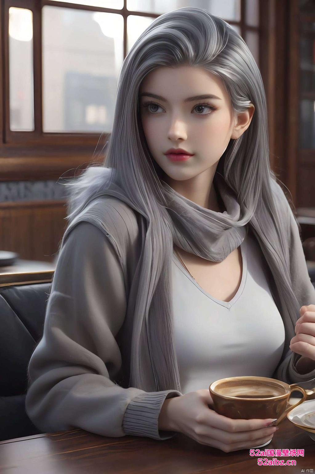 温柔眼神杀动态壁纸美翻啦！粉色羽毛飘舞