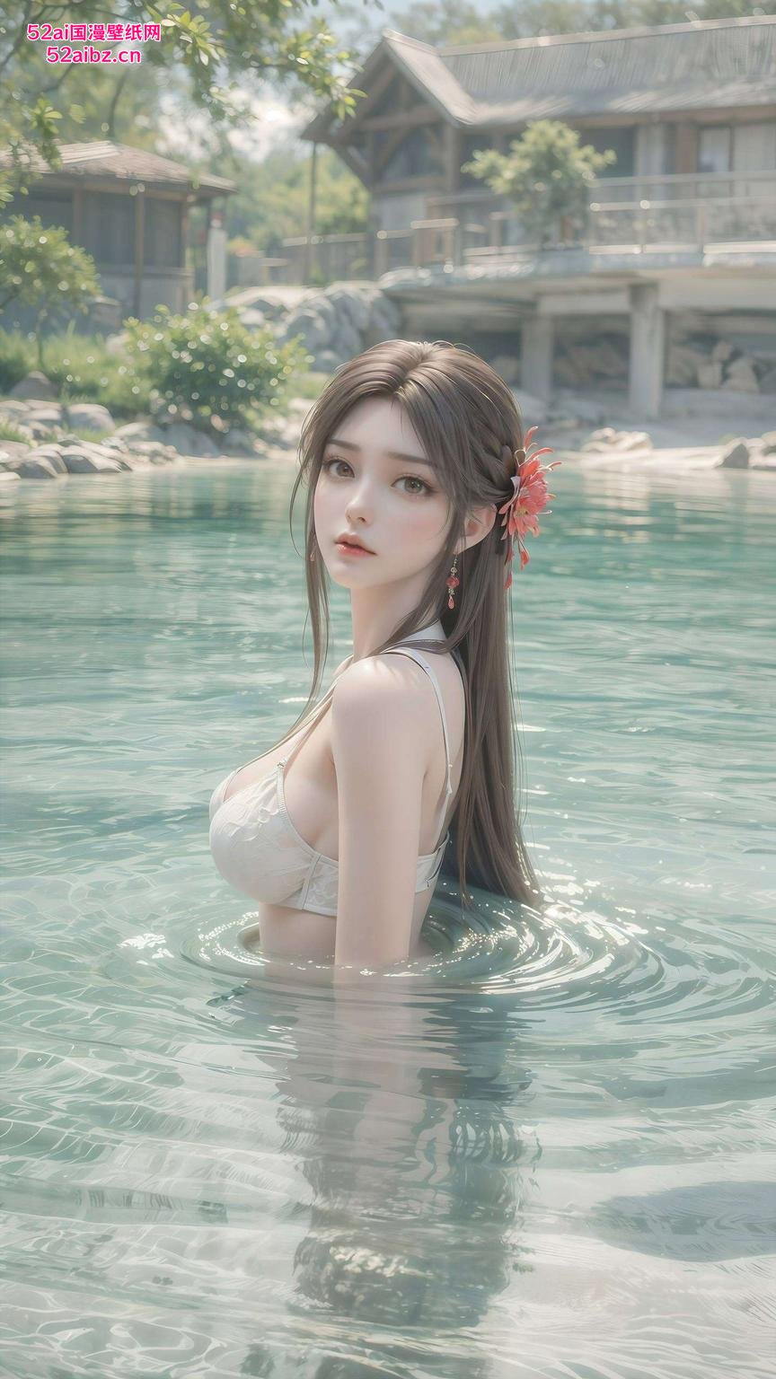 🌸🎨 #国漫之美# #高清壁纸# #火灵儿壁纸#宛如置身仙境