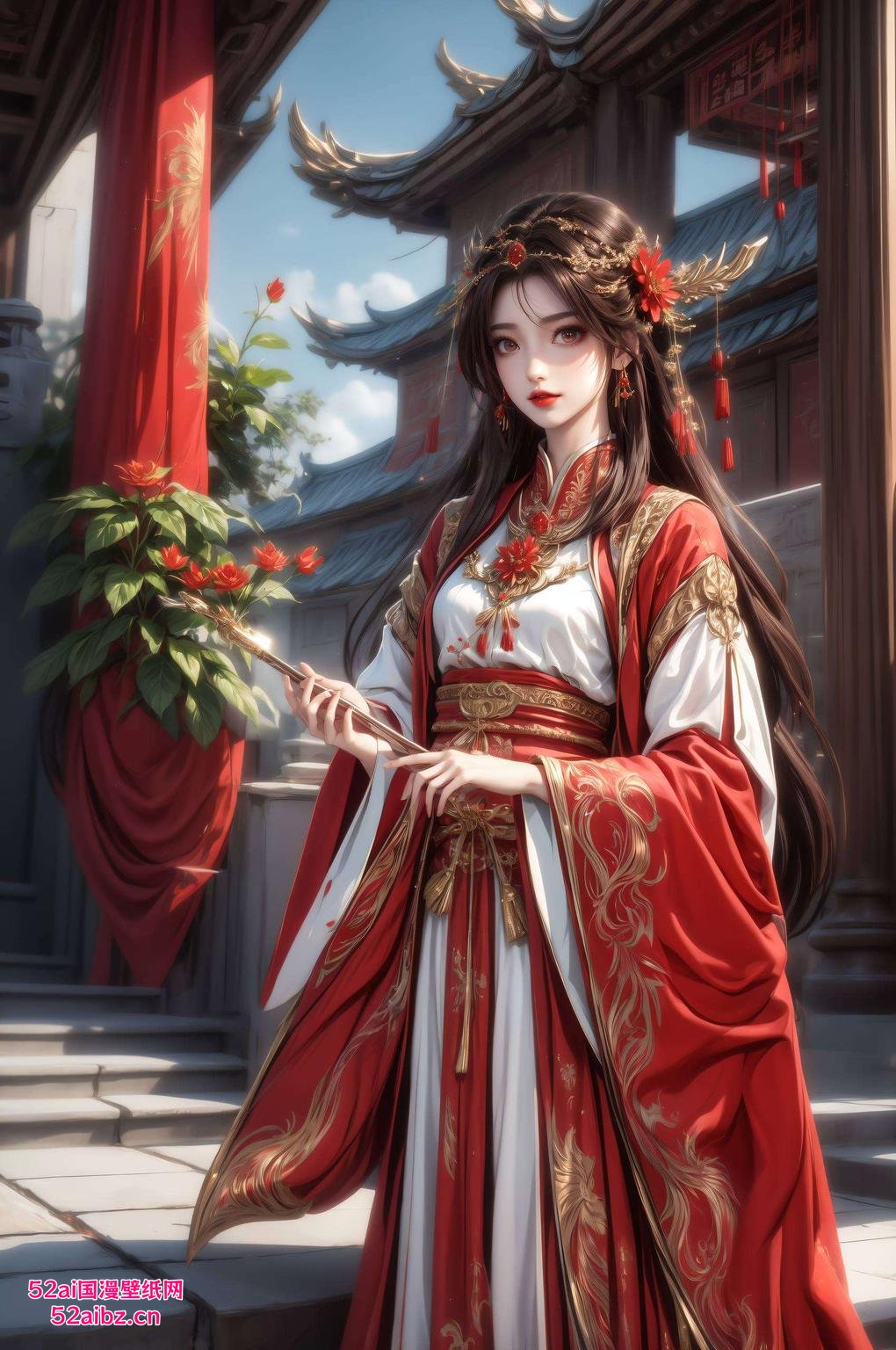 点亮你的iPad桌面！高清画质火灵儿壁纸来啦！超清4K全屏图集