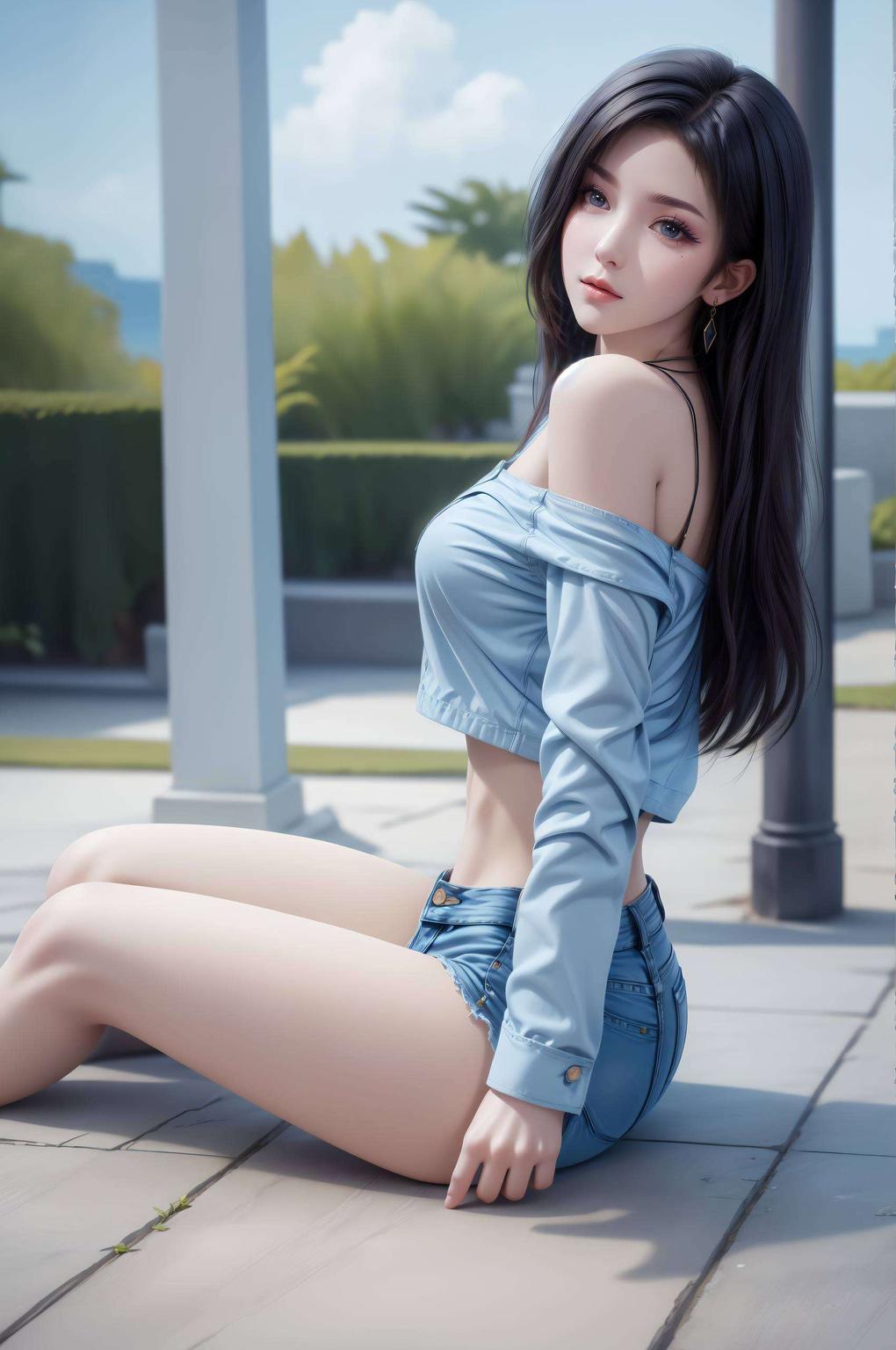 九幽雀美女壁纸感受神秘雀羽之美