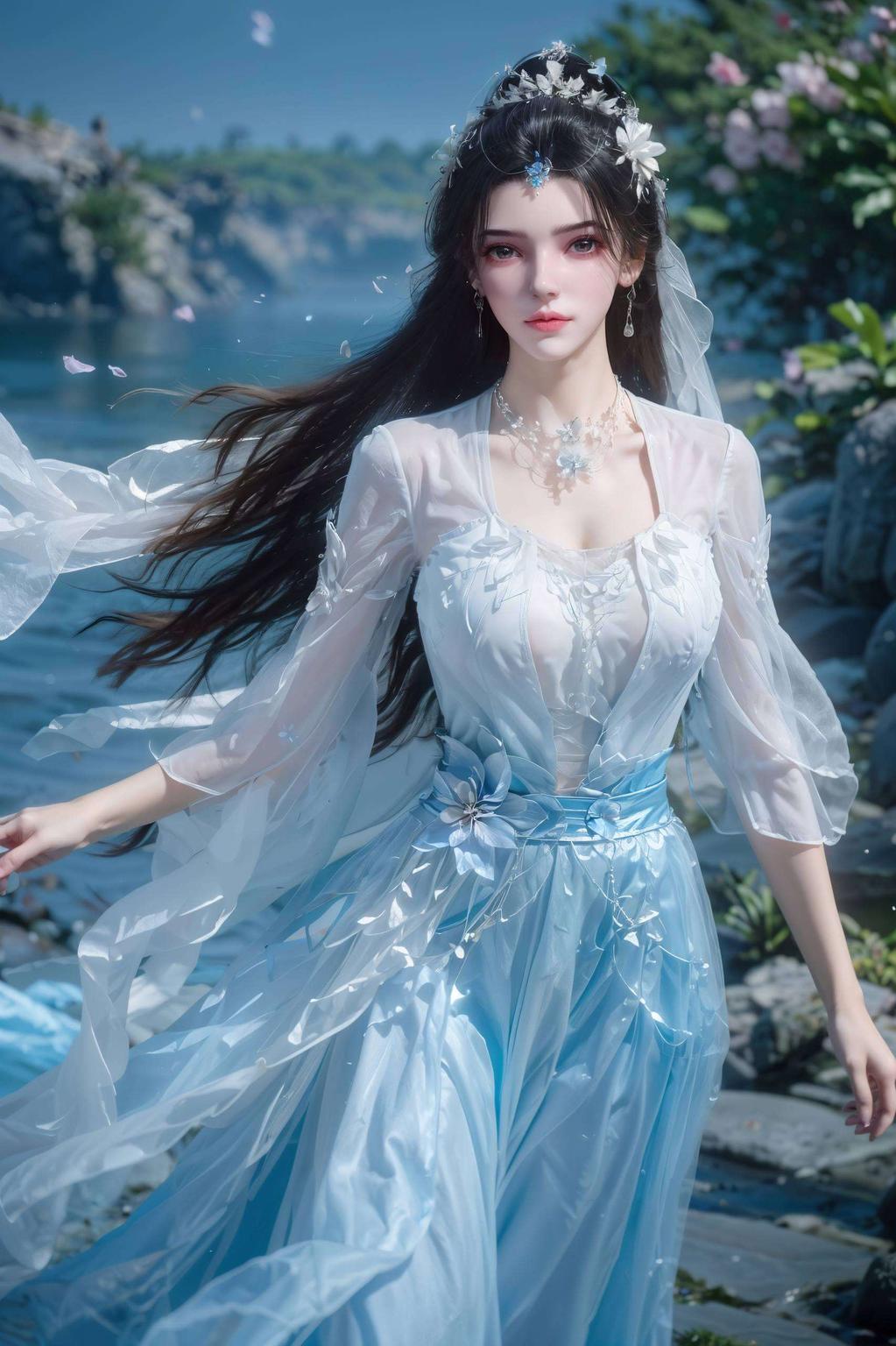林李慕婉的美貌与气质尽显让你的手机宽屏壁纸焕然一新！