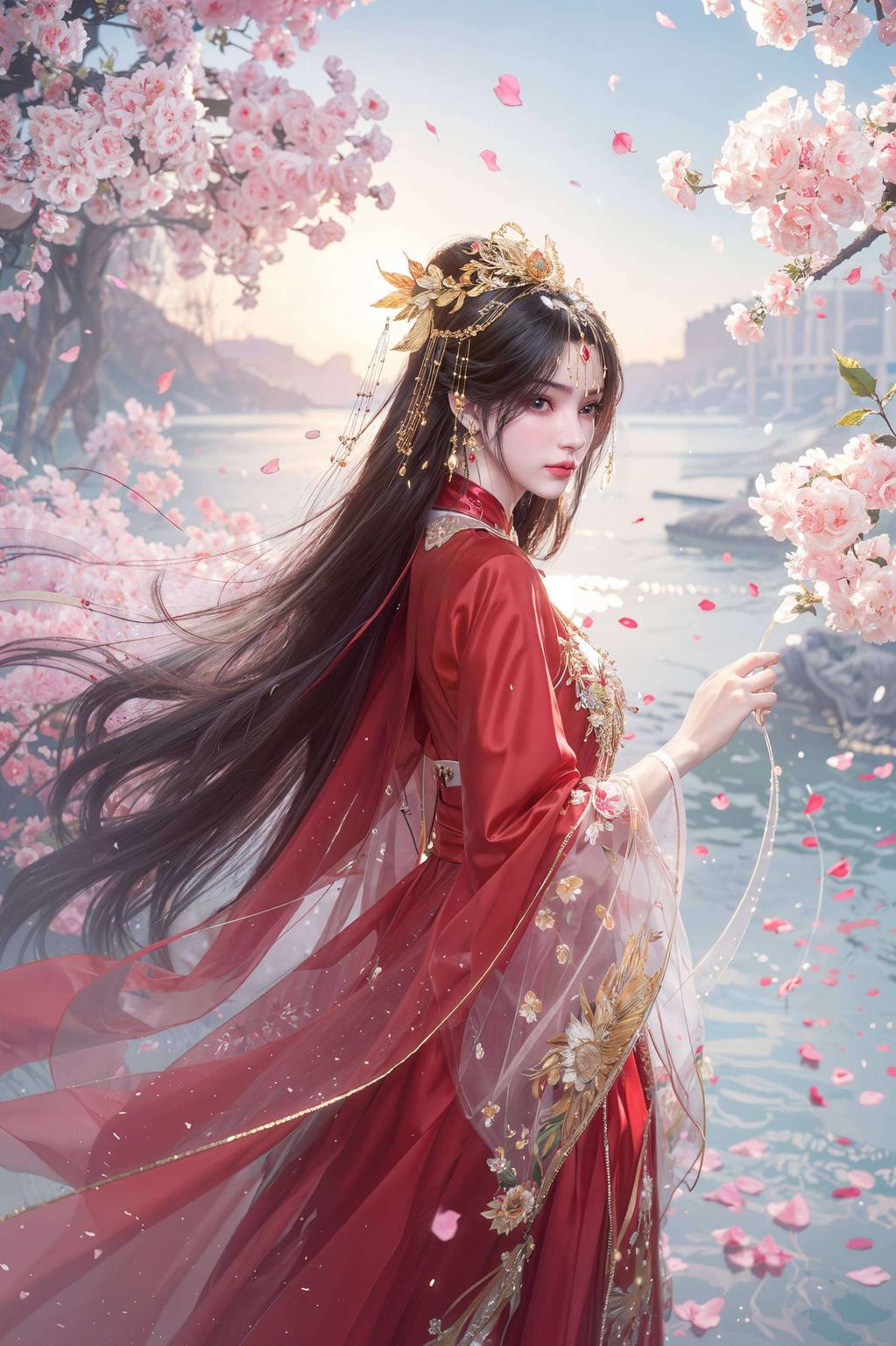 色彩柔和比如这款以李慕婉为主题的高清壁纸