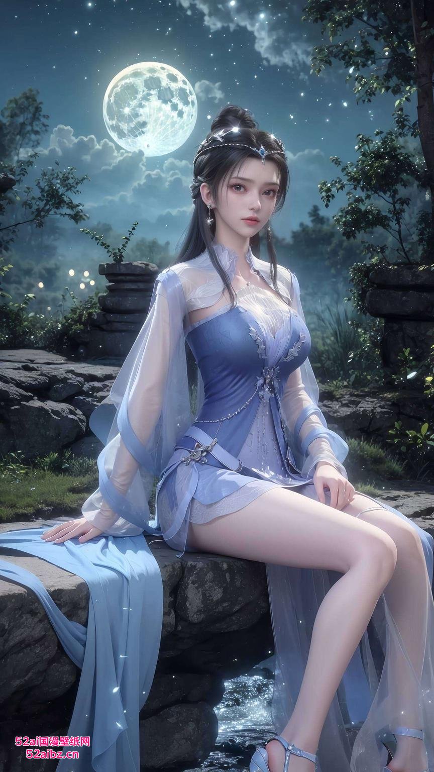 她眼神犀利特别推荐给喜欢暗黑风格的你们！看这款李慕婉的暗黑壁纸
