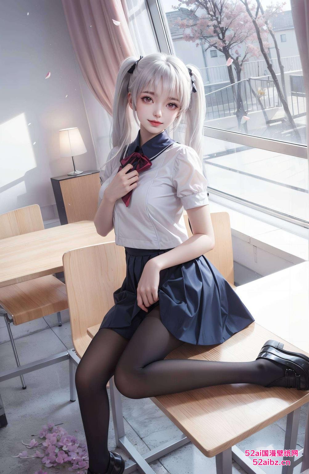 甜美的笑容清新的色调