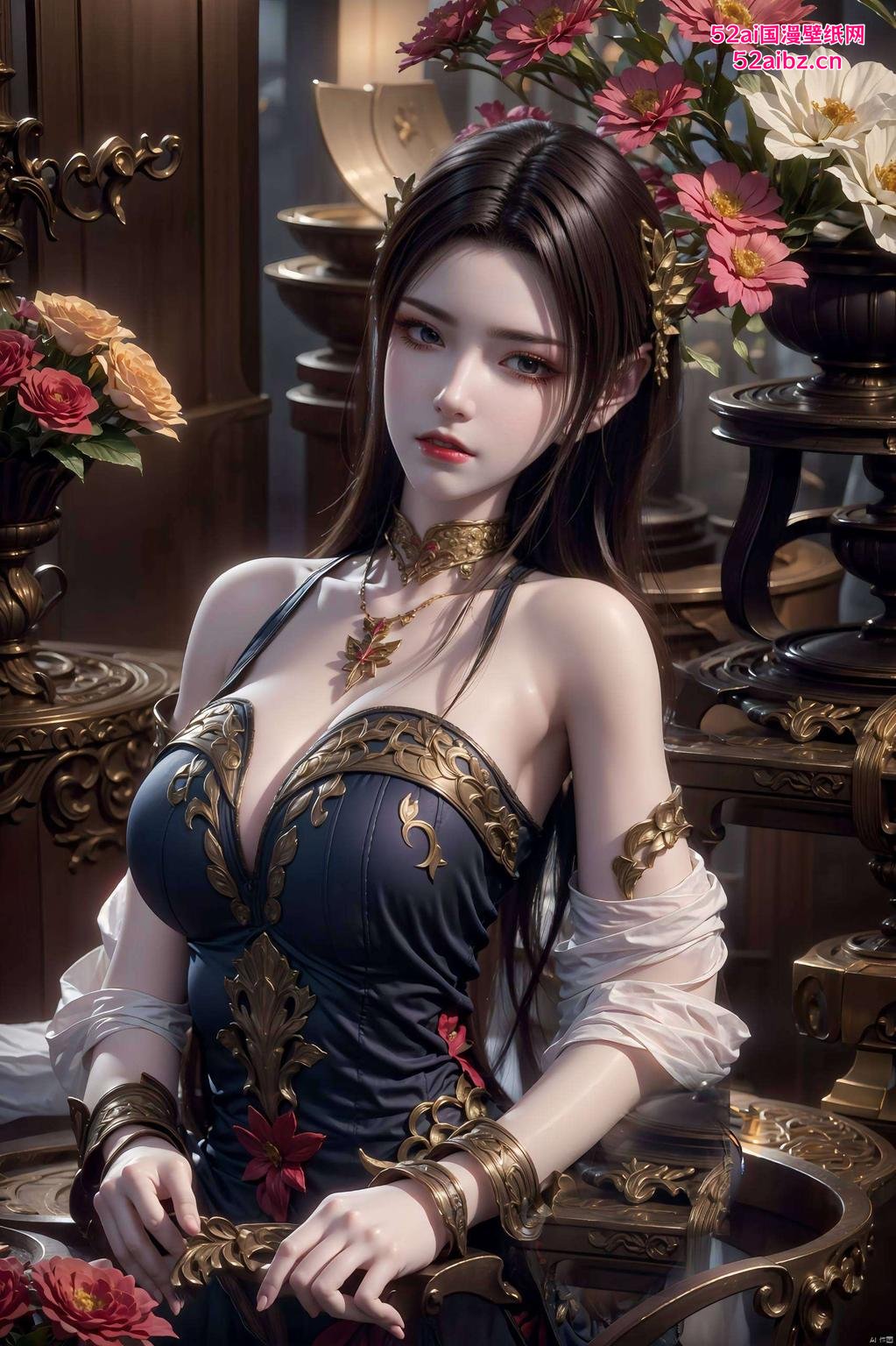让你的桌面瞬间变身艺术馆！快来免费下载美杜莎优雅凝视