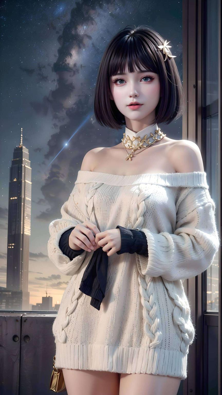 青丝垂肩让你的电脑瞬间变身二次元世界！