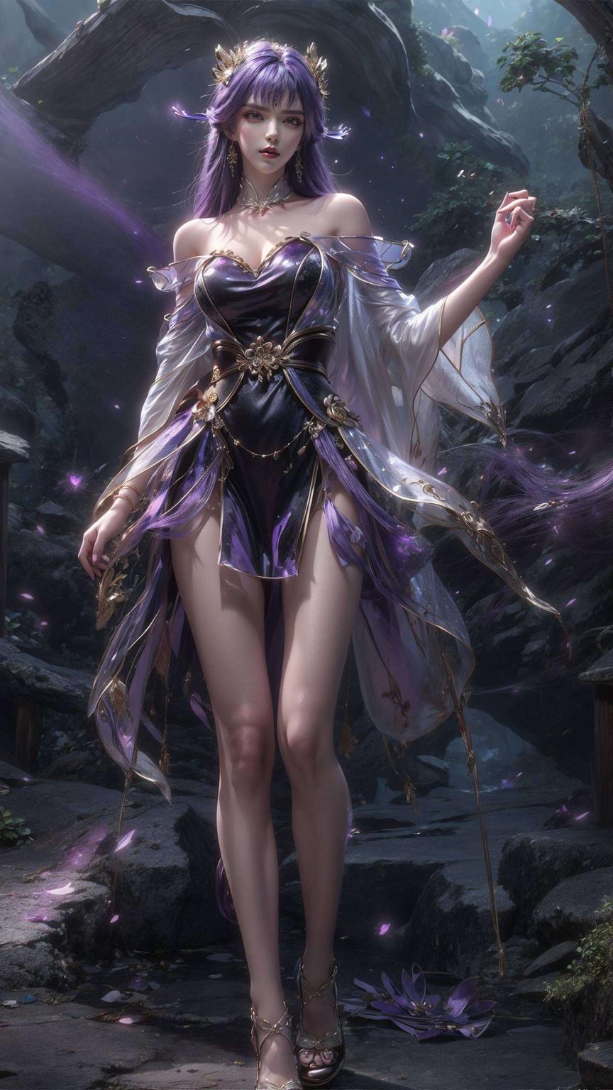 天穹美甲闪耀指尖星空