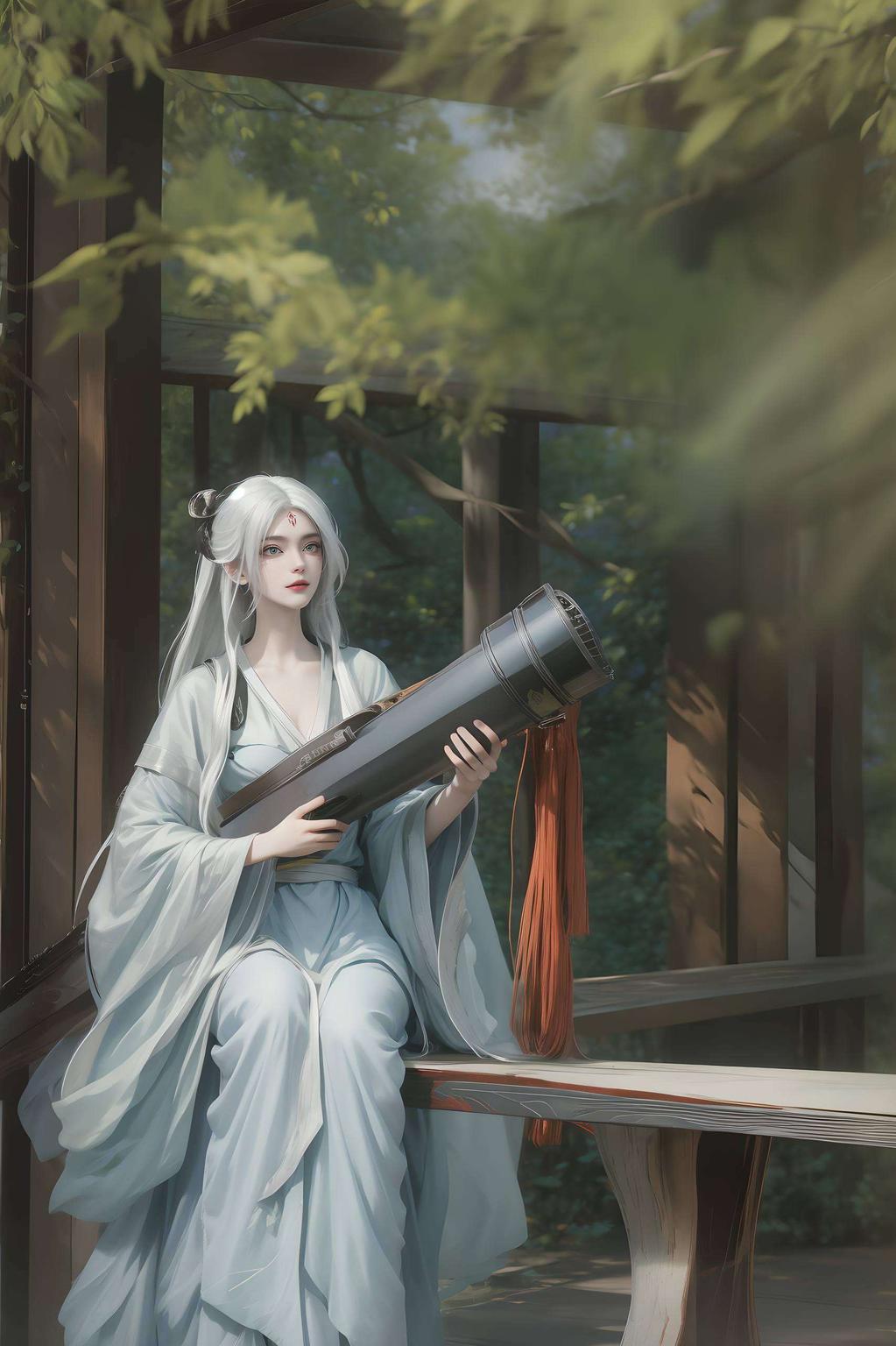 小白仙姿美图尽收眼底