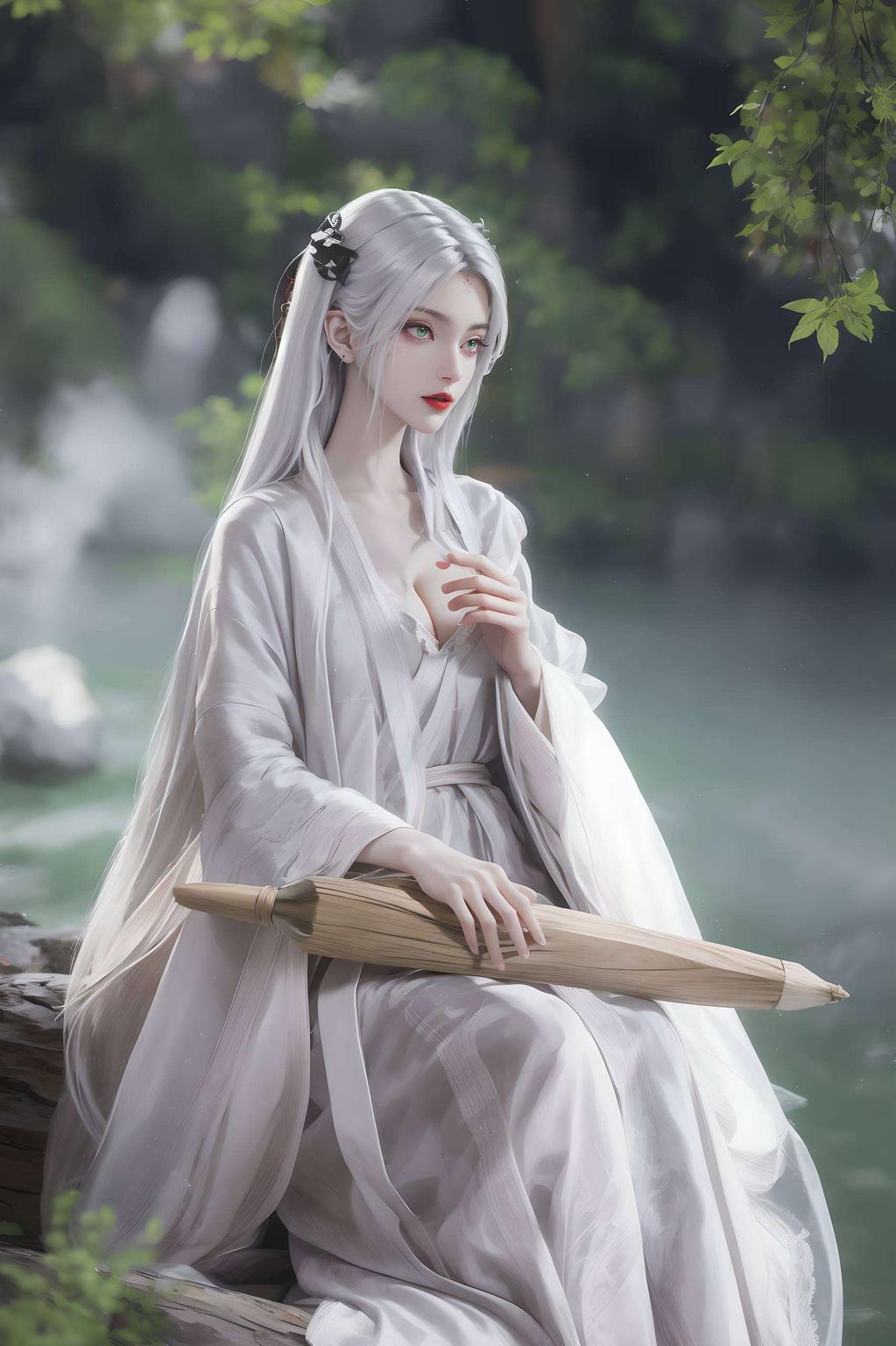简洁之美小白仙姿