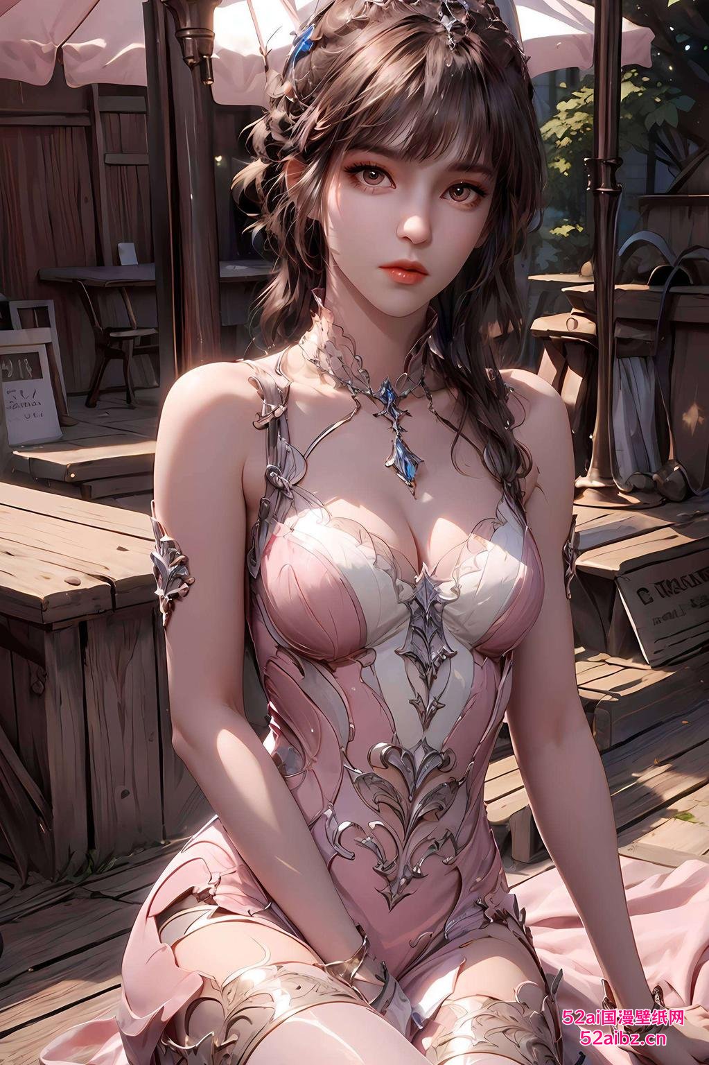粉色梦幻PC壁纸里的甜美旋律