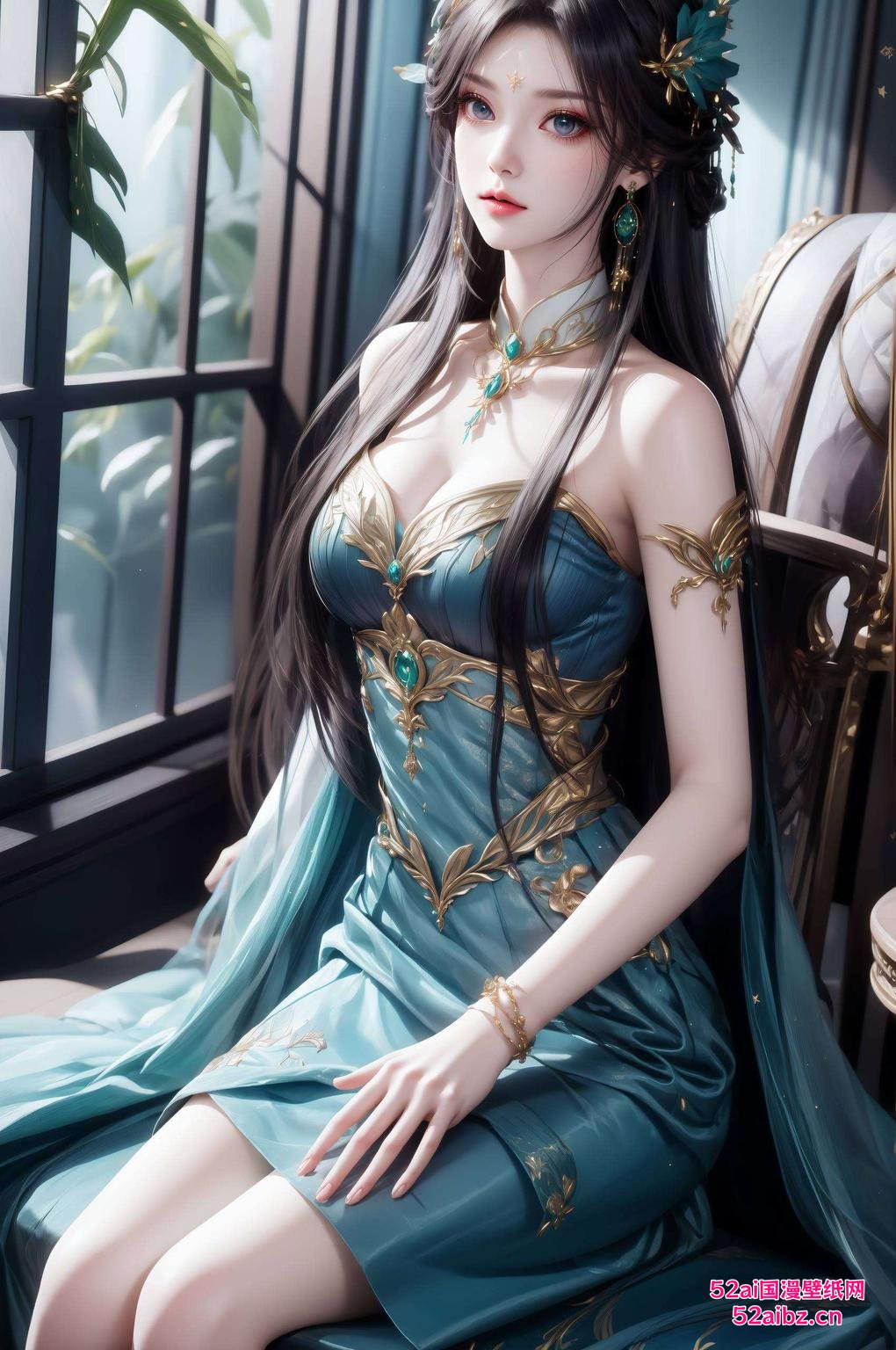 今天给大家带来一款超赞的iPhone桌面主题！🎉萧薰儿手绘壁纸画面中