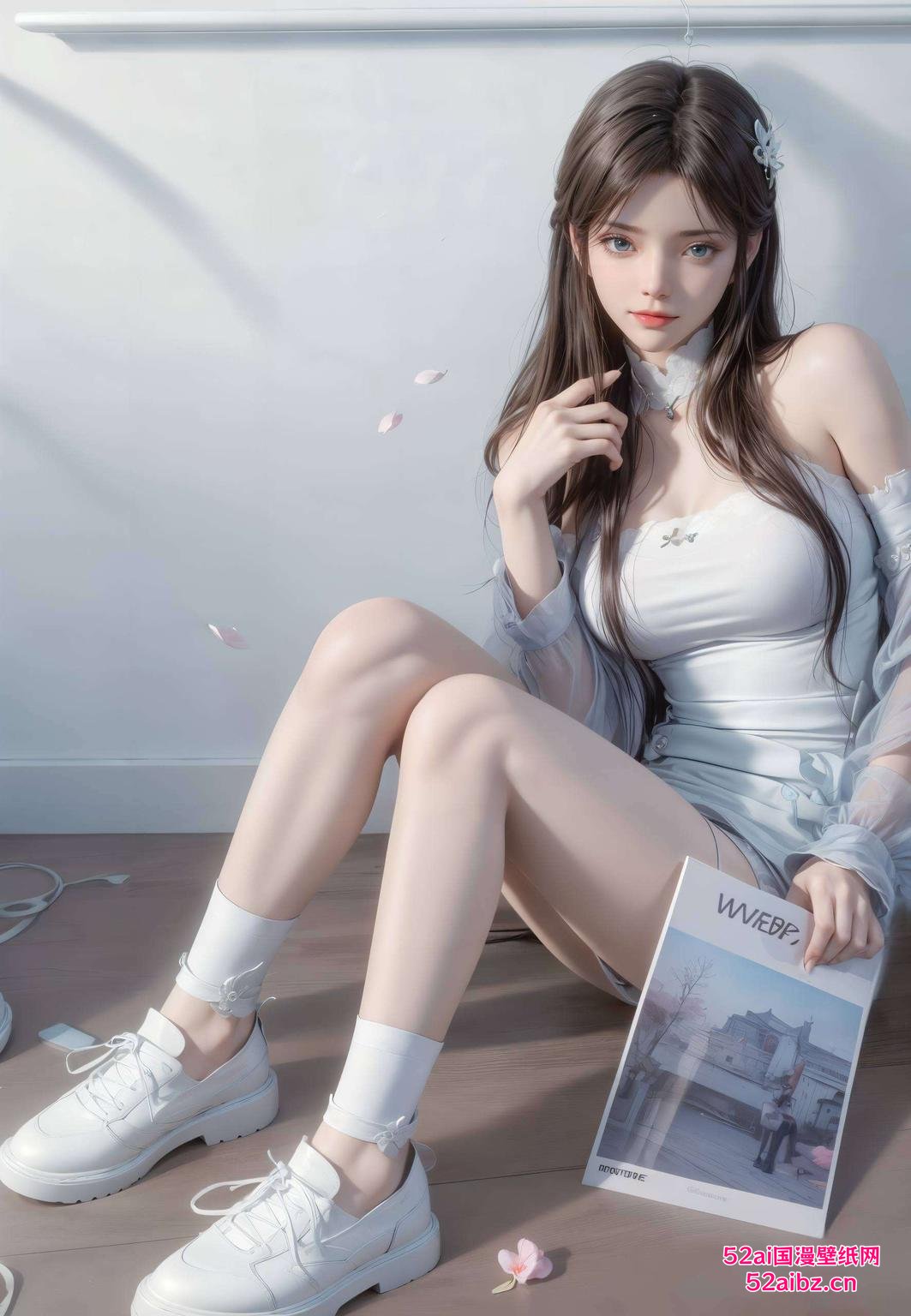 清新脱俗萧薰儿AI美图身材壁纸