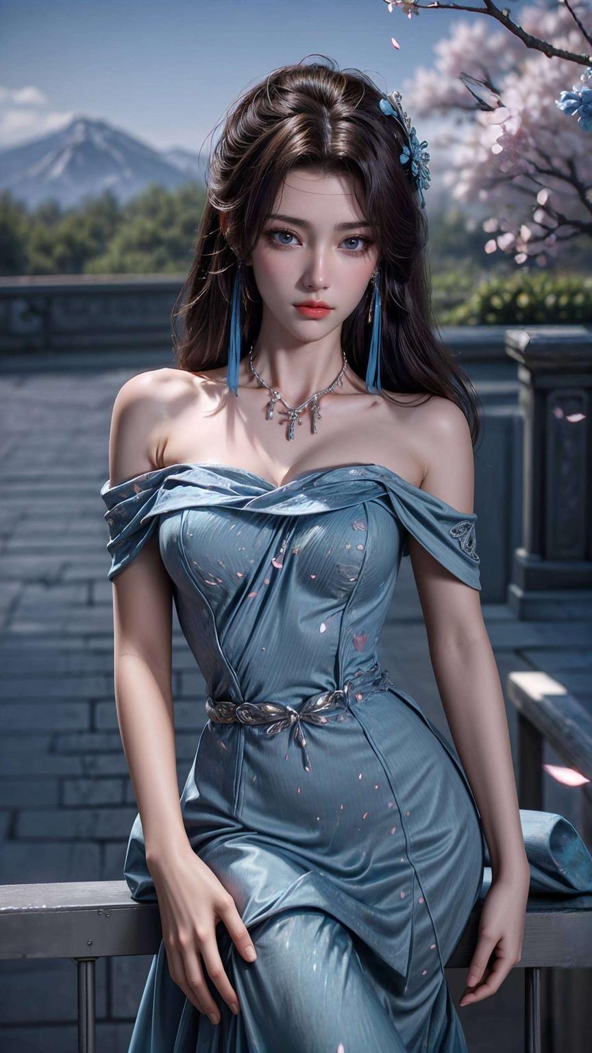 画面干净利落仿佛每一朵云彩都有独特的韵味