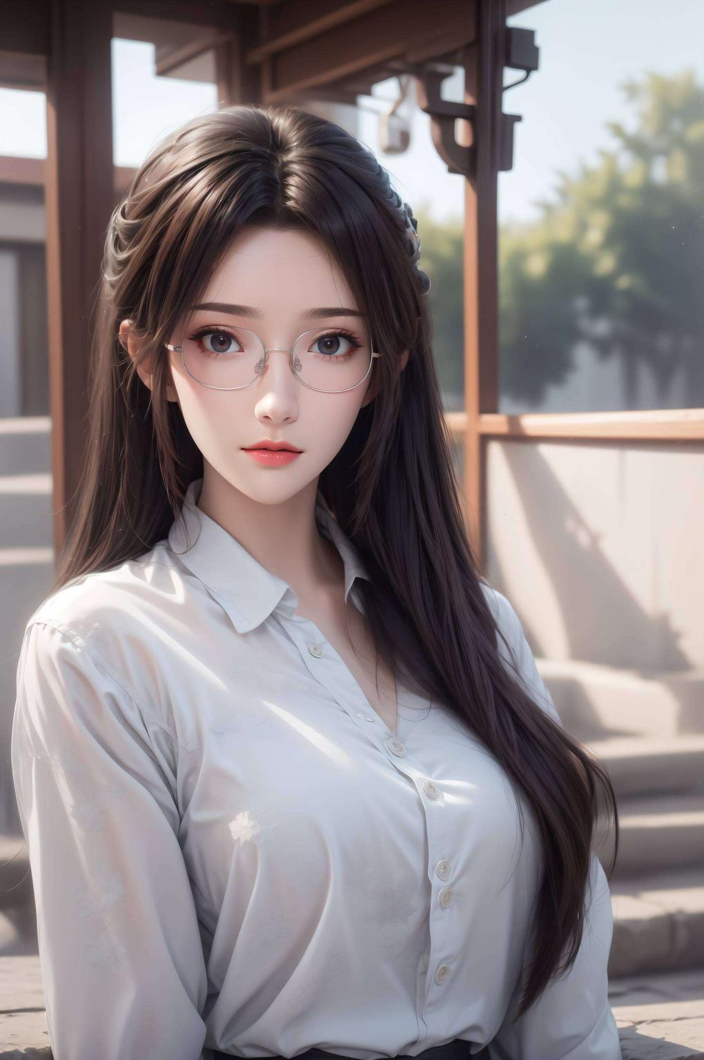 仿佛穿越时空高清云韵婚纱照